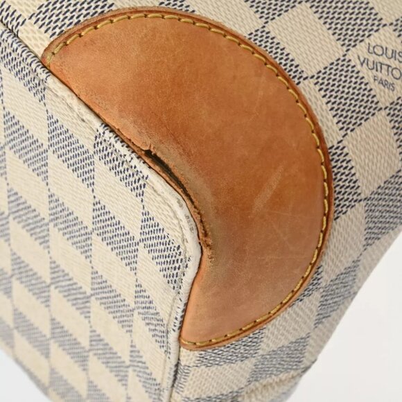 LOUIS VUITTON Damier Azur White/Blanc N51206 hand bag - Picture 11 of 12